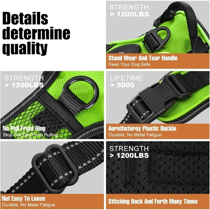 LED No Pull Dog Harness