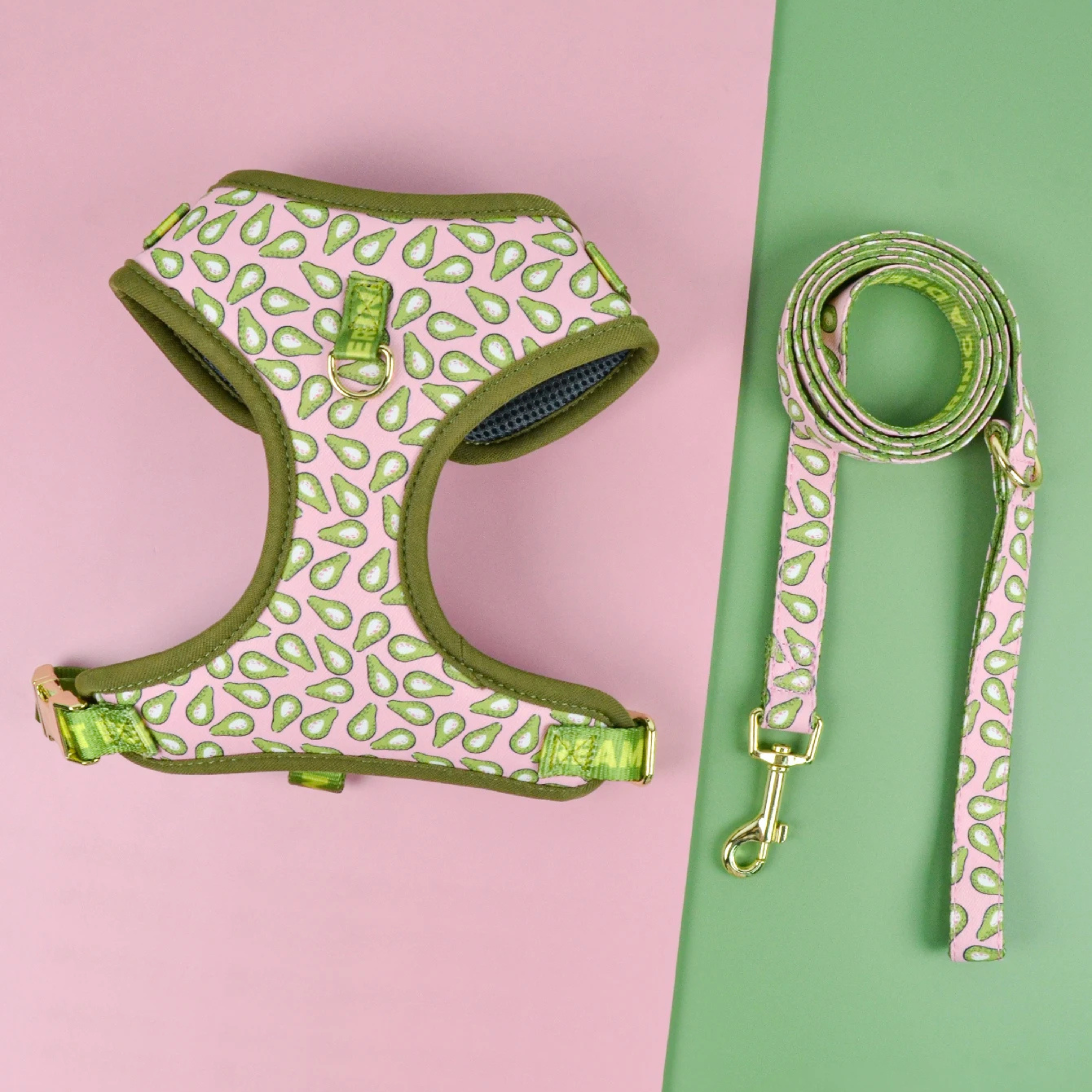 Luxury Adjustable Dog Harness & Lead Set