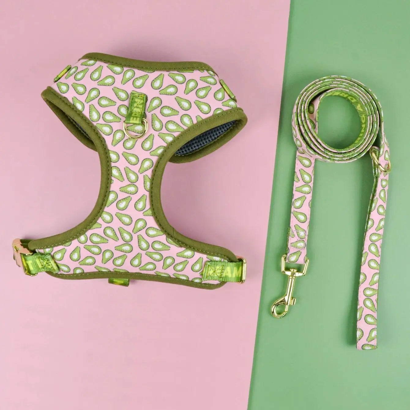 Luxury Adjustable Dog Harness & Lead Set